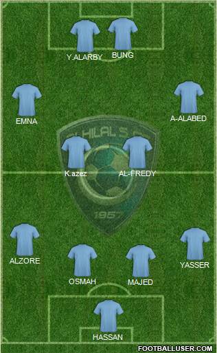 Al-Hilal (KSA) Formation 2011