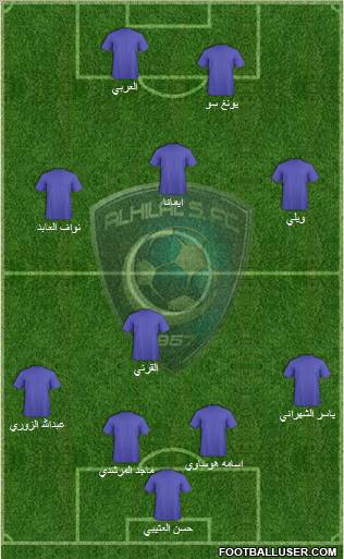 Al-Hilal (KSA) Formation 2011