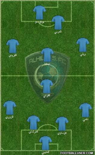 Al-Hilal (KSA) Formation 2011