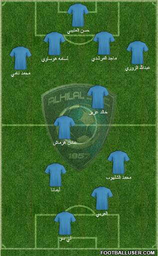 Al-Hilal (KSA) Formation 2011