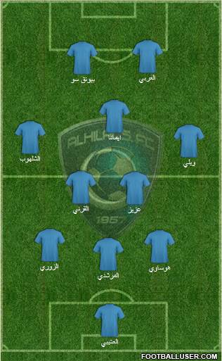 Al-Hilal (KSA) Formation 2011