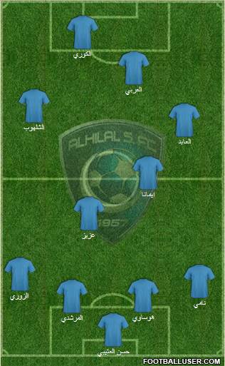 Al-Hilal (KSA) Formation 2011