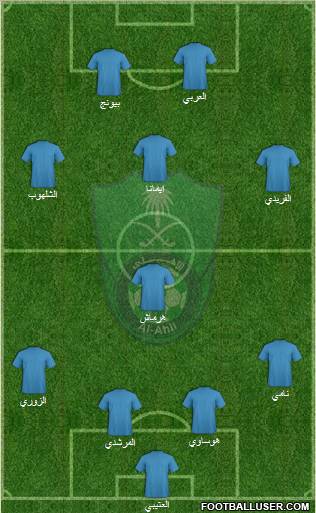 Al-Ahli (KSA) Formation 2011