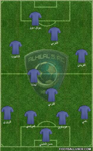 Al-Hilal (KSA) Formation 2011