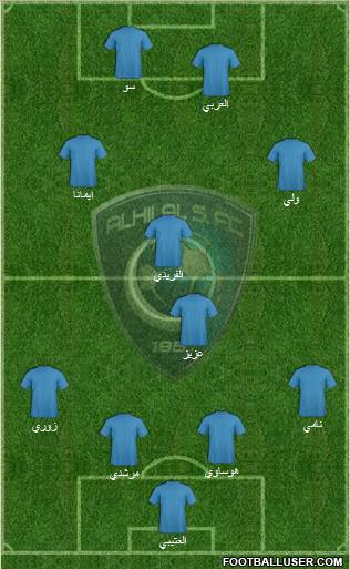 Al-Hilal (KSA) Formation 2011