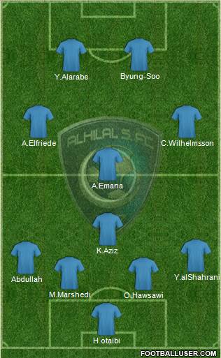 Al-Hilal (KSA) Formation 2011