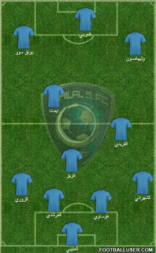 Al-Hilal (KSA) Formation 2011