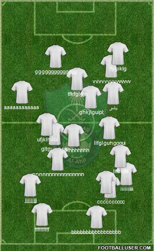 Al-Ahli (KSA) Formation 2011