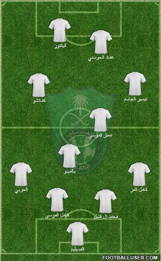 Al-Ahli (KSA) Formation 2011