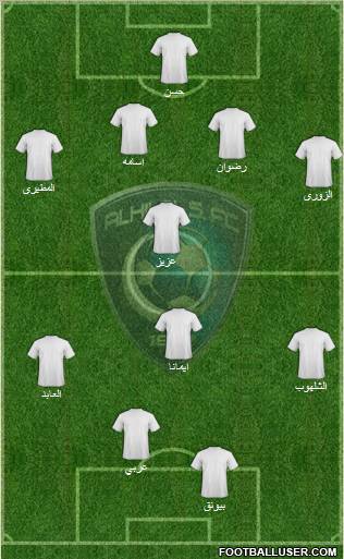 Al-Hilal (KSA) Formation 2011