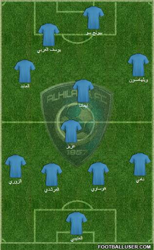 Al-Hilal (KSA) Formation 2011