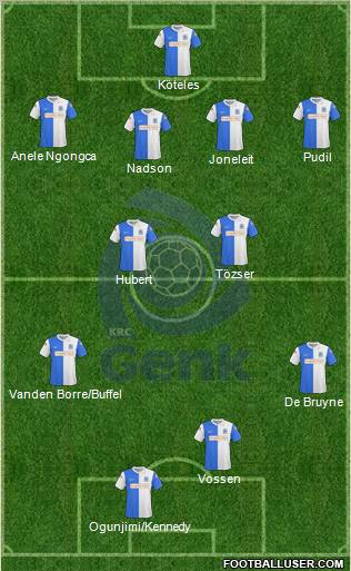 K Racing Club Genk Formation 2011