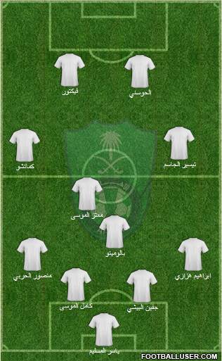 Al-Ahli (KSA) Formation 2011