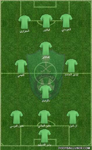 Al-Ahli (KSA) Formation 2011