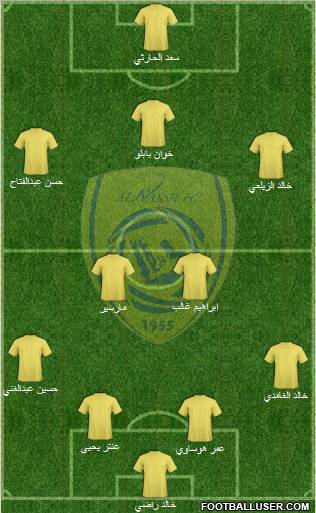 Al-Nassr (KSA) Formation 2011