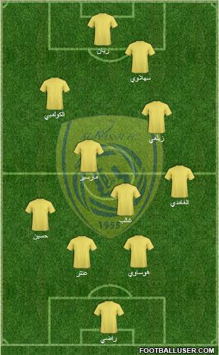 Al-Nassr (KSA) Formation 2011