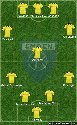 BSV Kickers Emden Formation 2011