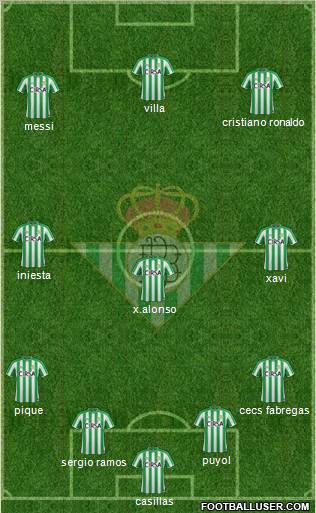 Real Betis B., S.A.D. Formation 2011