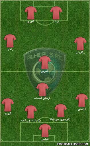 Al-Hilal (KSA) Formation 2011