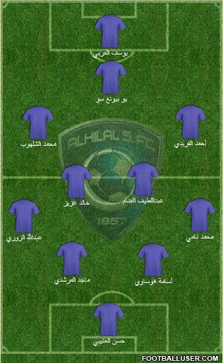 Al-Hilal (KSA) Formation 2011