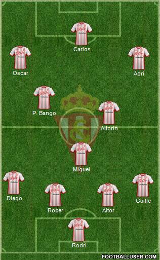 Real Sporting S.A.D. Formation 2011