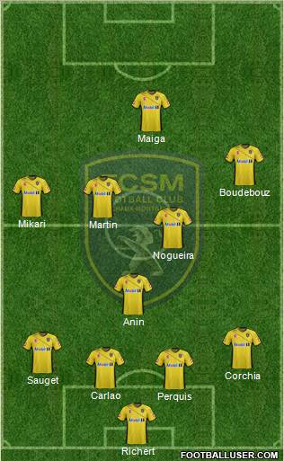 FC Sochaux-Montbéliard Formation 2011