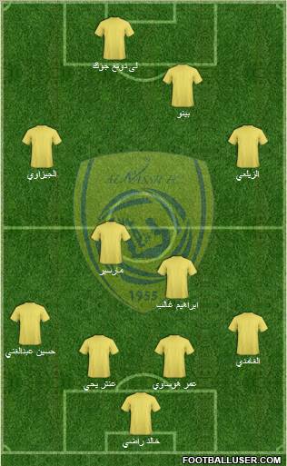 Al-Nassr (KSA) Formation 2011