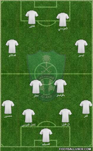 Al-Ahli (KSA) Formation 2011