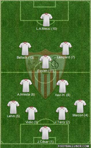 Sevilla F.C., S.A.D. Formation 2011