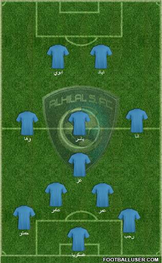 Al-Hilal (KSA) Formation 2011