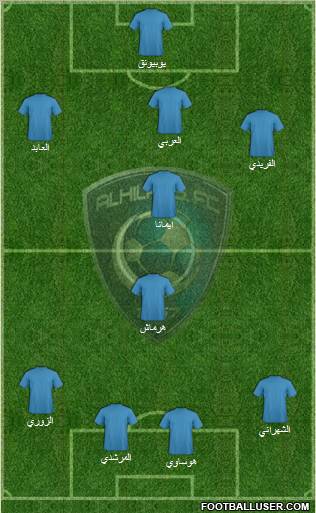 Al-Hilal (KSA) Formation 2011