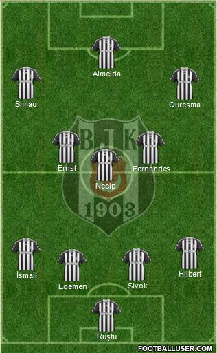 Besiktas JK Formation 2011