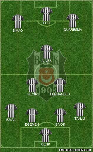 Besiktas JK Formation 2011