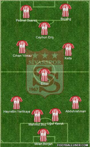 Sivasspor Formation 2011