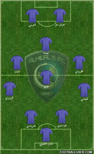 Al-Hilal (KSA) Formation 2011