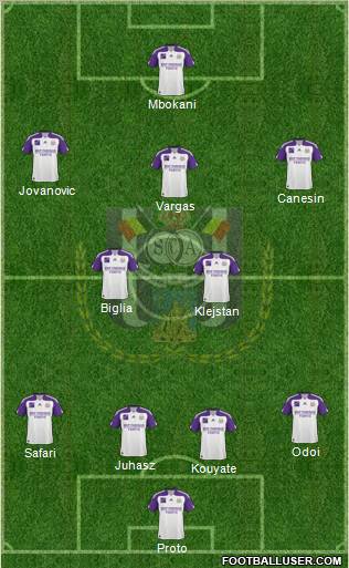 RSC Anderlecht Formation 2011