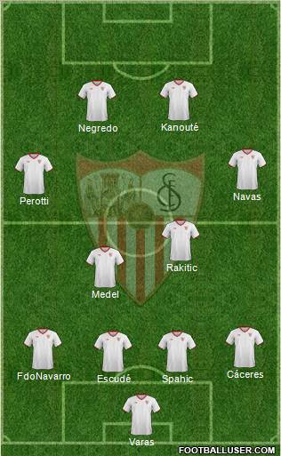 Sevilla F.C., S.A.D. Formation 2011