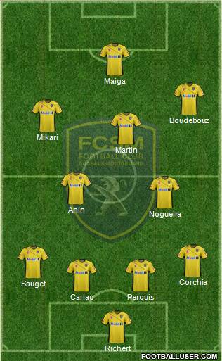 FC Sochaux-Montbéliard Formation 2011