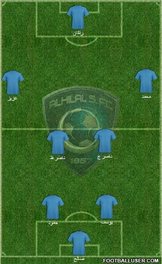 Al-Hilal (KSA) Formation 2011