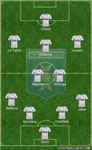 A.J. Auxerre Formation 2011