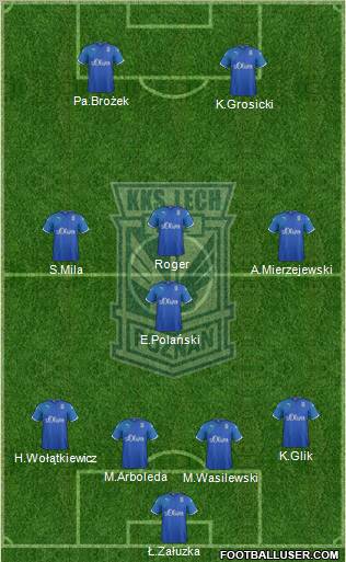 Lech Poznan Formation 2011