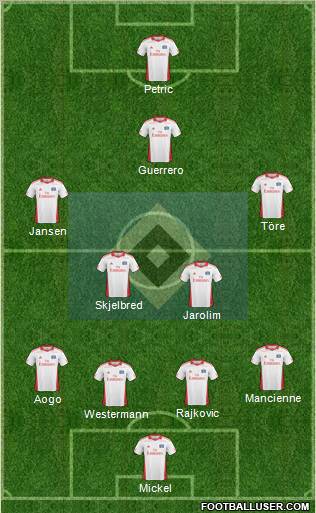 Hamburger SV Formation 2011