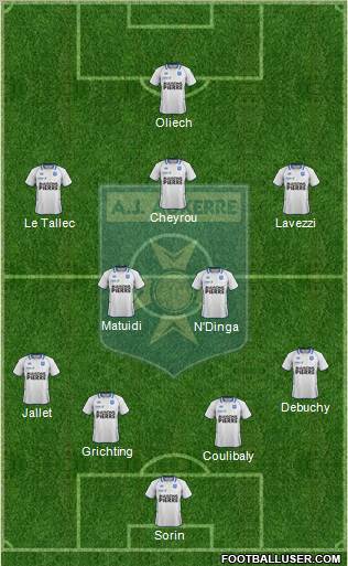 A.J. Auxerre Formation 2011