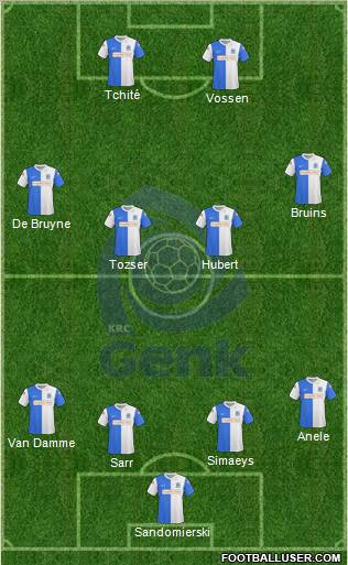 K Racing Club Genk Formation 2011