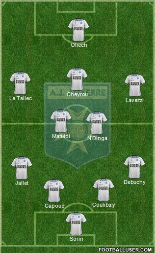 A.J. Auxerre Formation 2011