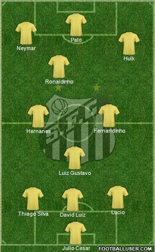 Santos FC Formation 2011