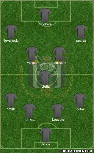 RSC Anderlecht Formation 2011