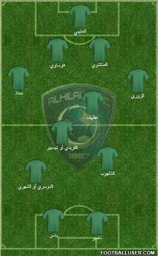 Al-Hilal (KSA) Formation 2011