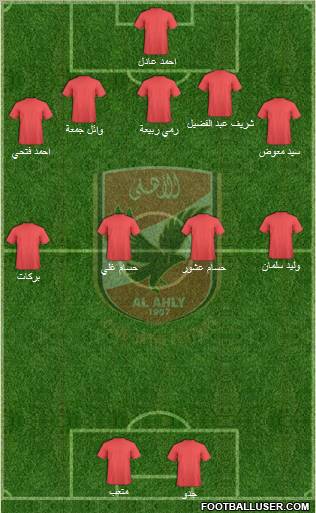 Al-Ahly Sporting Club Formation 2011