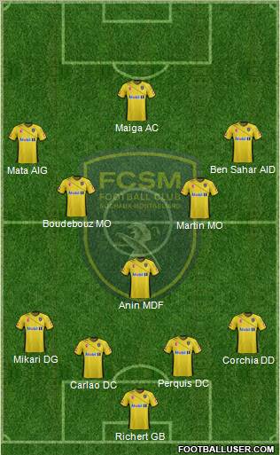 FC Sochaux-Montbéliard Formation 2011